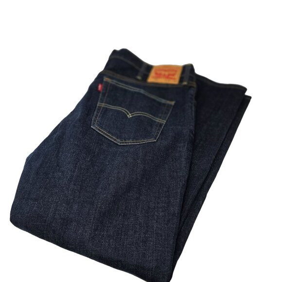 Levis 541 Denim Jeans Size 40X30 Blue Straight Leg - Picture 1 of 8